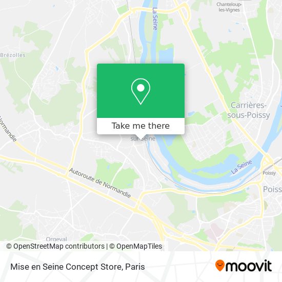 Mapa Mise en Seine Concept Store