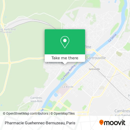 Pharmacie Guehennec-Bernuzeau map