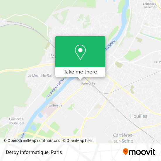 Deroy Informatique map