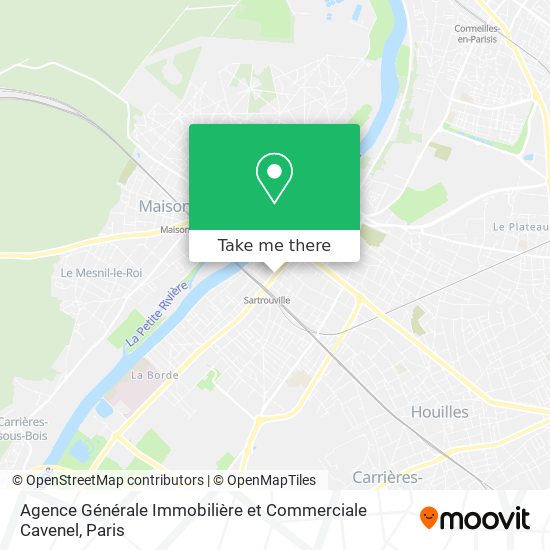 Agence Générale Immobilière et Commerciale Cavenel map