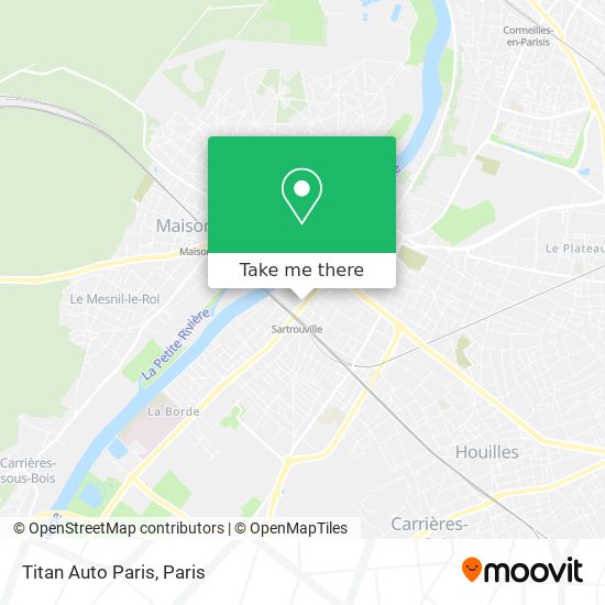 Mapa Titan Auto Paris