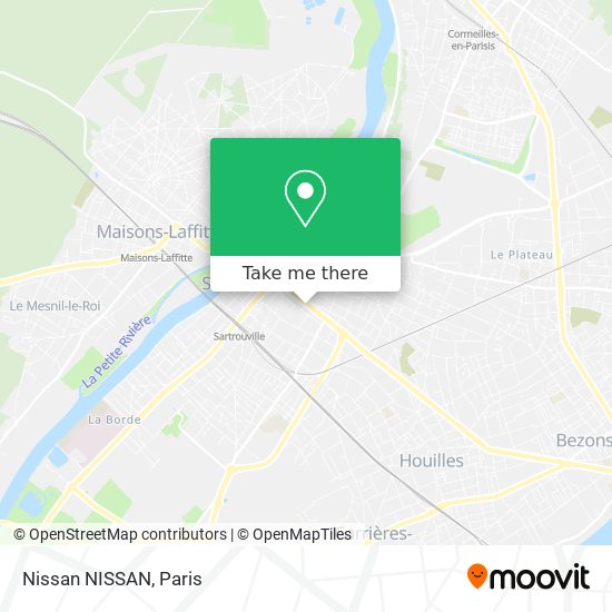 Nissan NISSAN map