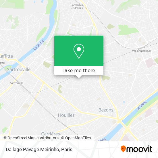 Dallage Pavage Meirinho map