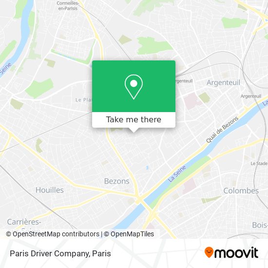 Paris Driver Company map