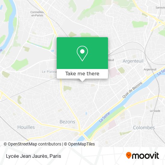 Lycée Jean Jaurès map