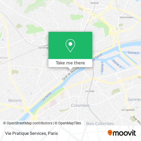 Mapa Vie Pratique Services