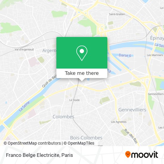 Franco Belge Electricite map