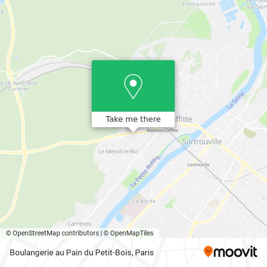 Mapa Boulangerie au Pain du Petit-Bois