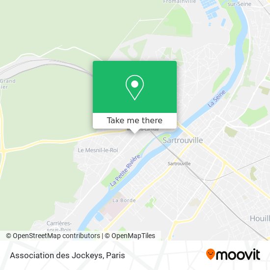 Association des Jockeys map