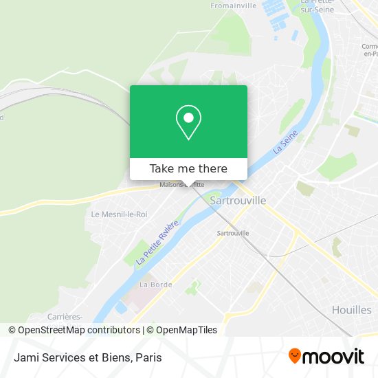 Mapa Jami Services et Biens