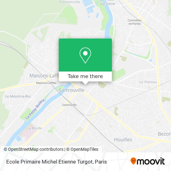 Mapa Ecole Primaire Michel Etienne Turgot