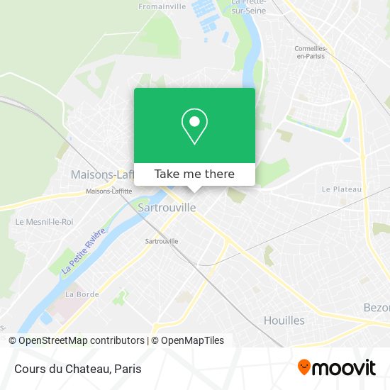 Mapa Cours du Chateau
