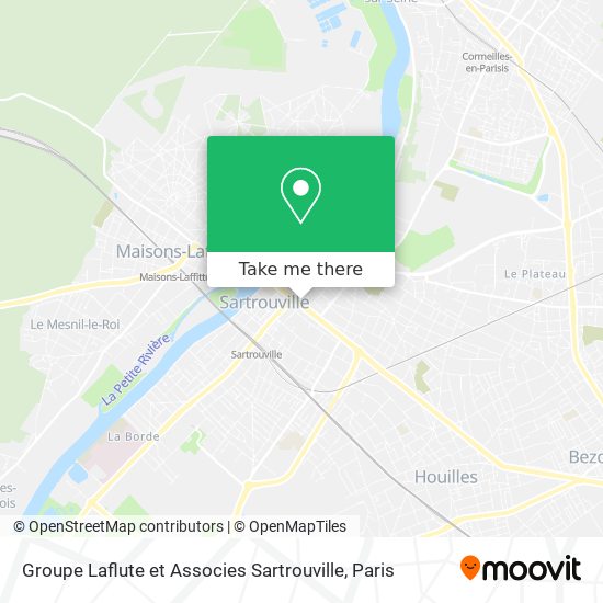 Groupe Laflute et Associes Sartrouville map