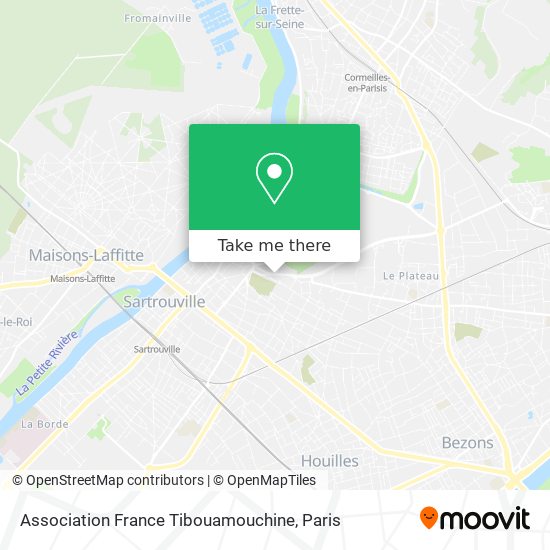 Mapa Association France Tibouamouchine