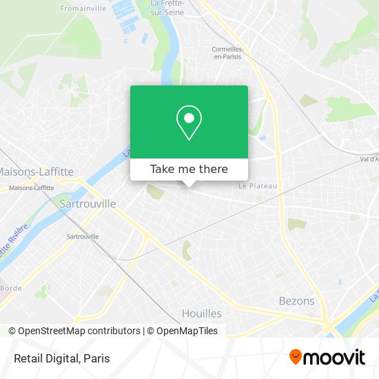 Retail Digital map