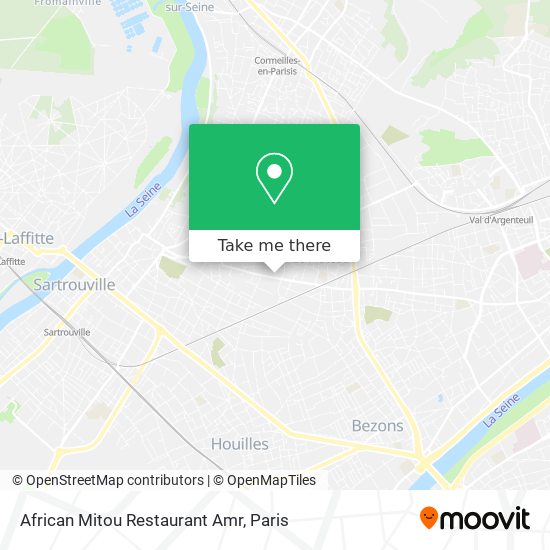 African Mitou Restaurant Amr map