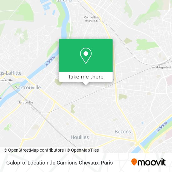 Galopro, Location de Camions Chevaux map
