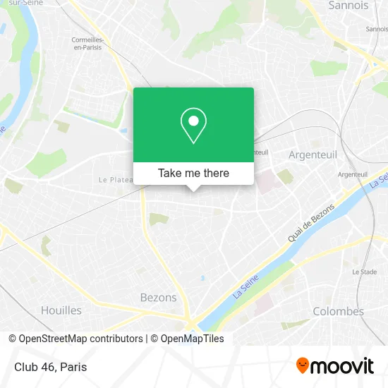 Club 46 map