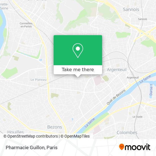 Pharmacie Guillon map