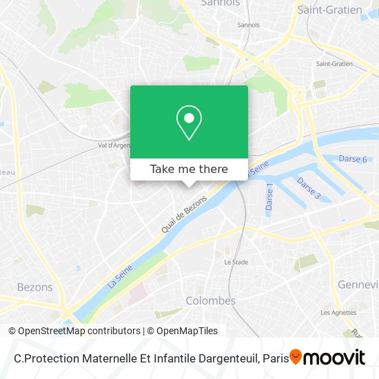 C.Protection Maternelle Et Infantile Dargenteuil map