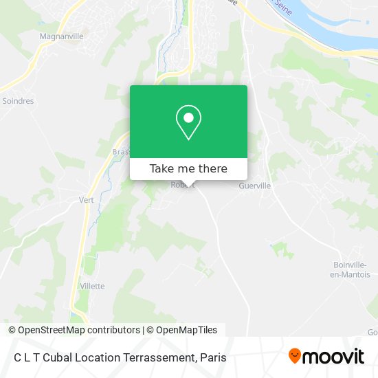 C L T Cubal Location Terrassement map