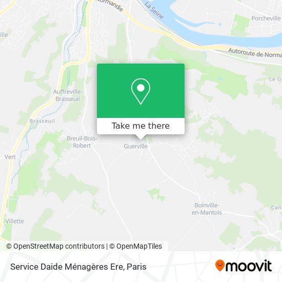 Service Daide Ménagères Ere map