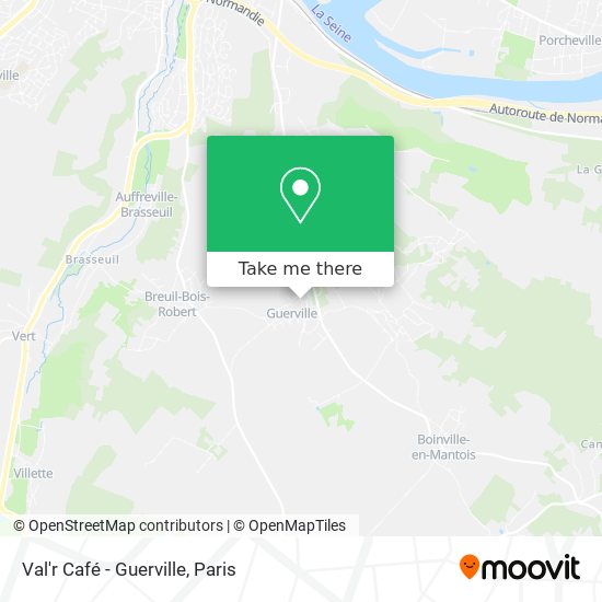 Val'r Café - Guerville map