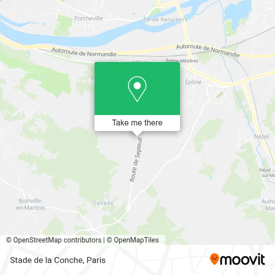 Stade de la Conche map