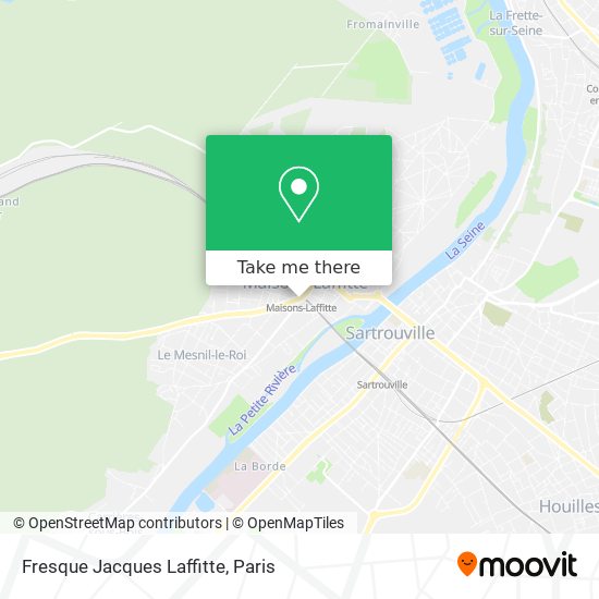 Fresque Jacques Laffitte map