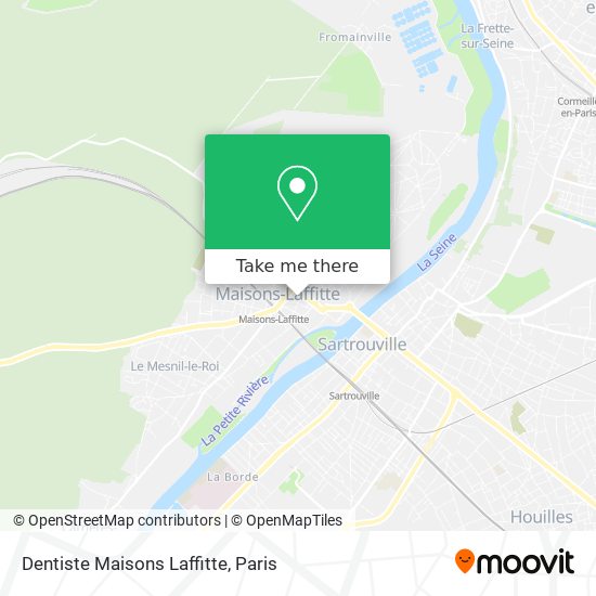 Mapa Dentiste Maisons Laffitte