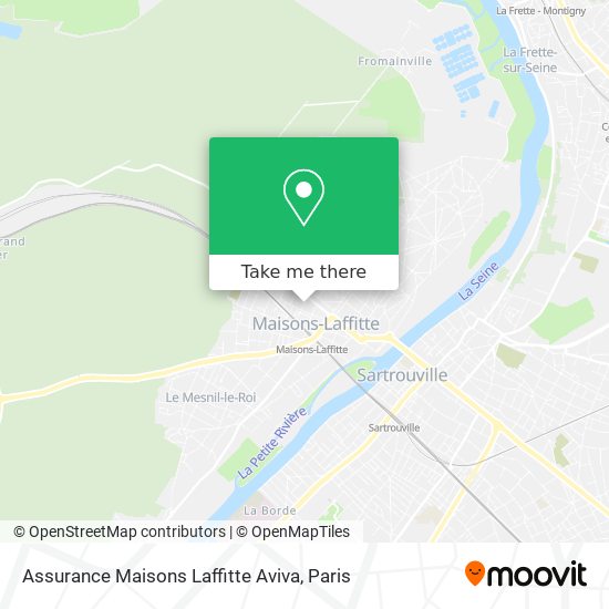 Mapa Assurance Maisons Laffitte Aviva