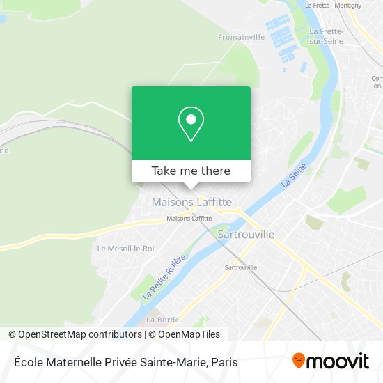 Mapa École Maternelle Privée Sainte-Marie