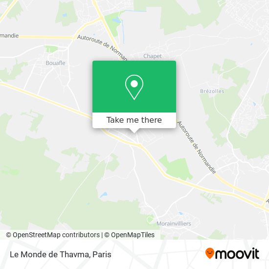 Le Monde de Thavma map