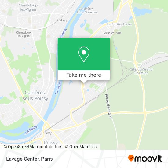 Lavage Center map