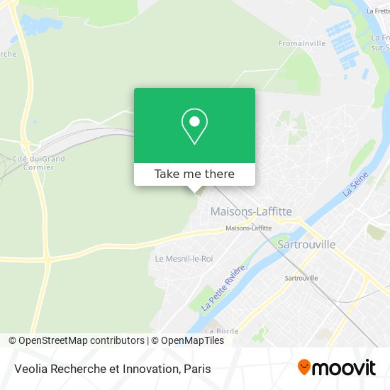 Mapa Veolia Recherche et Innovation