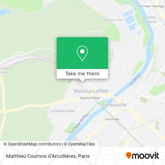 Matthieu Courtois d'Arcollières map