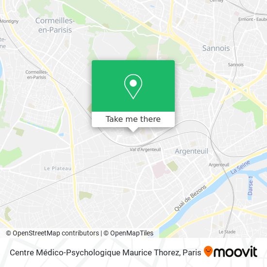 Centre Médico-Psychologique Maurice Thorez map