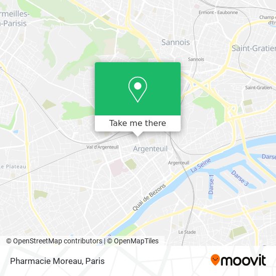 Pharmacie Moreau map