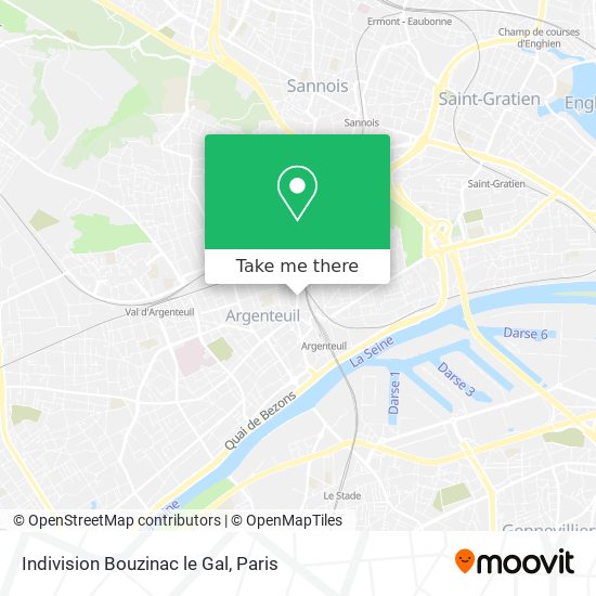 Indivision Bouzinac le Gal map