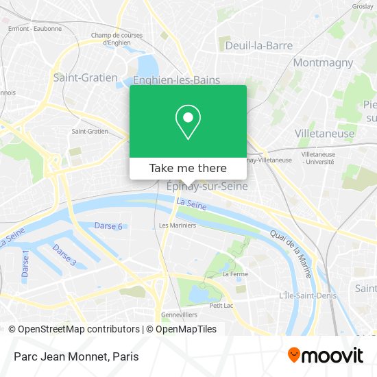 Mapa Parc Jean Monnet