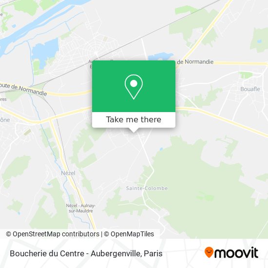 Boucherie du Centre - Aubergenville map