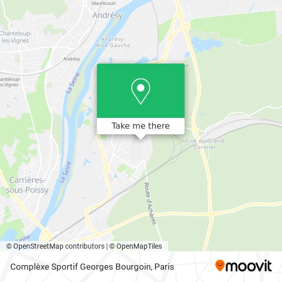 Complèxe Sportif Georges Bourgoin map