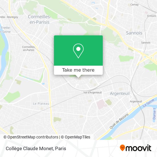 Collège Claude Monet map