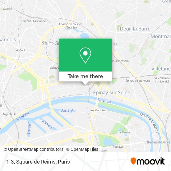 Mapa 1-3, Square de Reims
