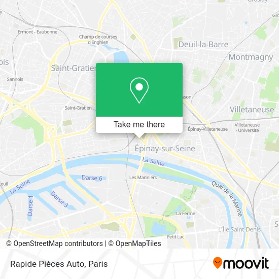 Rapide Pièces Auto map