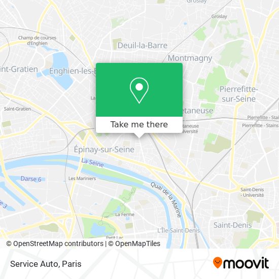 Service Auto map