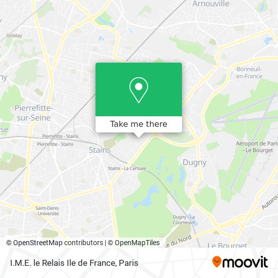 I.M.E. le Relais Ile de France map