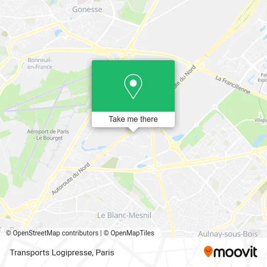 Transports Logipresse map