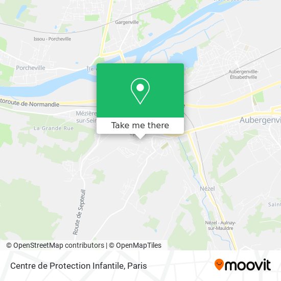 Mapa Centre de Protection Infantile