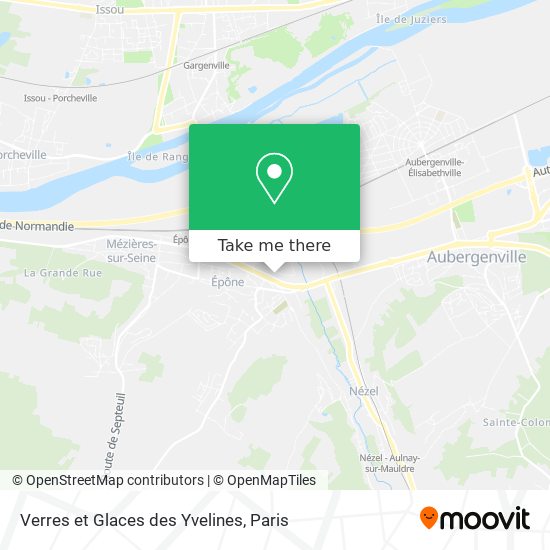 Verres et Glaces des Yvelines map